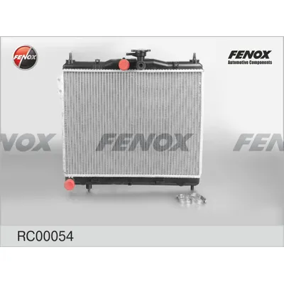 Радиатор охлаждения HYUNDAI GETZ 1.3 1.4 /MT 02- ПАЯНЫЙ FENOX RC00054