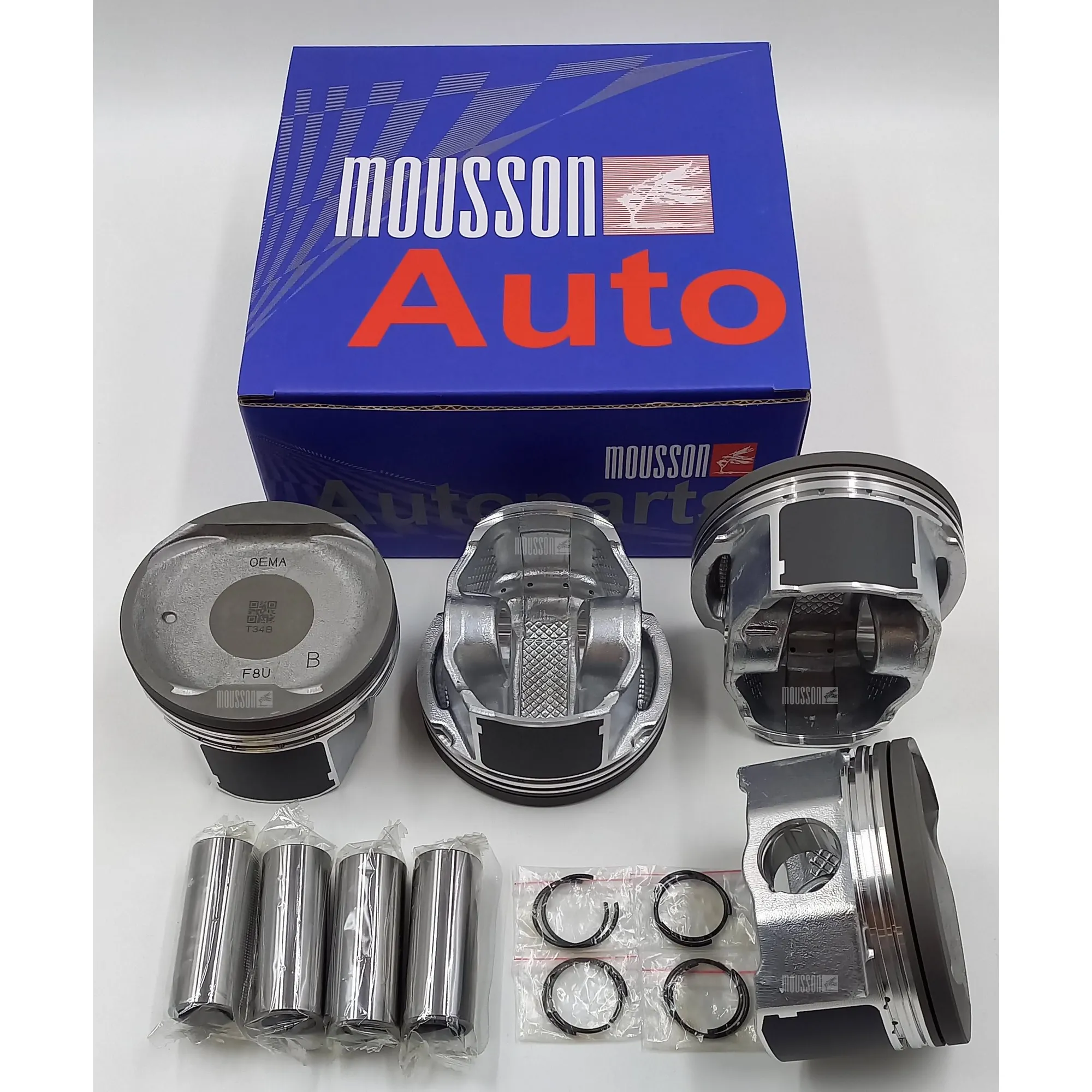 Поршень без колец комплект Toyota 2,4L 2AZ-FE на 1 цилиндр MOUSSON SPS2AZFESTD