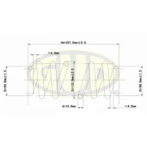 ПРУЖИНА ПЕР Audi A4/A6 2.5TDi 97 G.U.D GCS004237