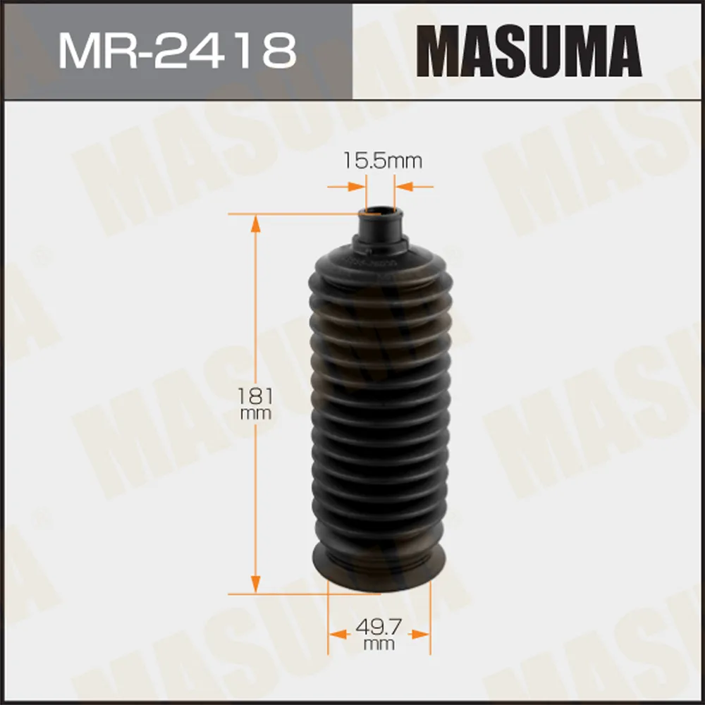 Пыльник рейки рулевой TOYOTA 4RUNNER MASUMA MR-2418