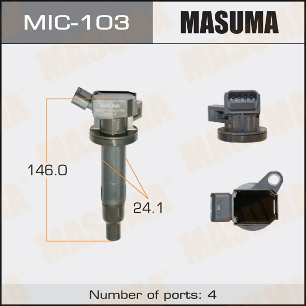 Катушка зажигания TOYOTA ALLEX MASUMA MIC-103