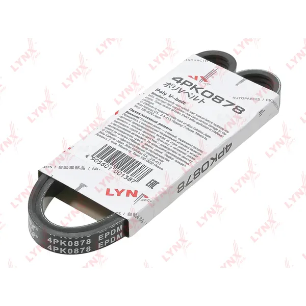 Ремень поликлиновый LYNXauto 4PK0878