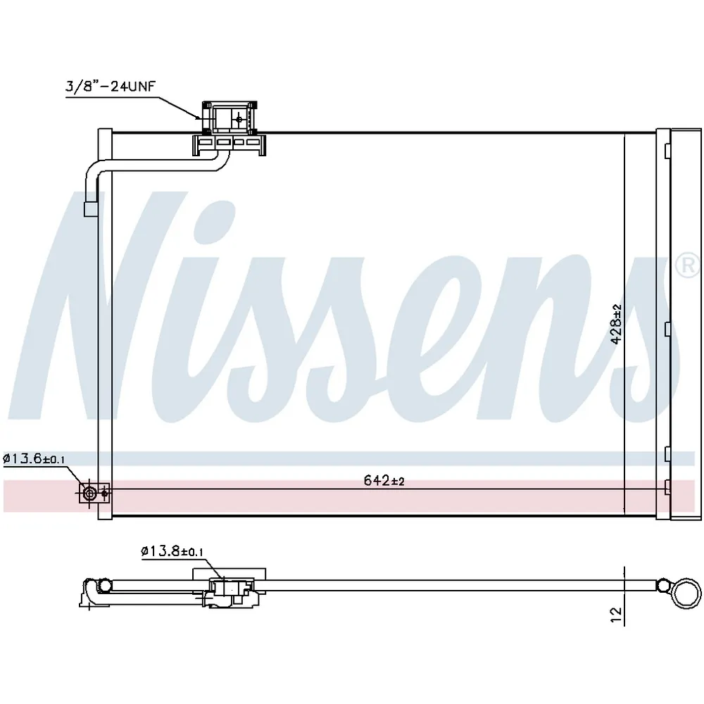 Радиатор кондиционера NISSENS 940414