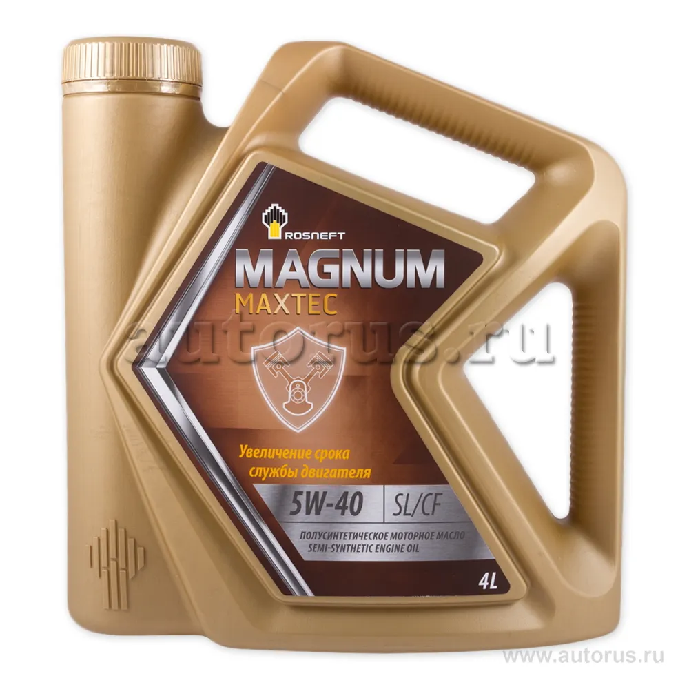Масло моторное Rosneft Magnum Maxtec 5W-40 полусинтетическое 4 л 40814642