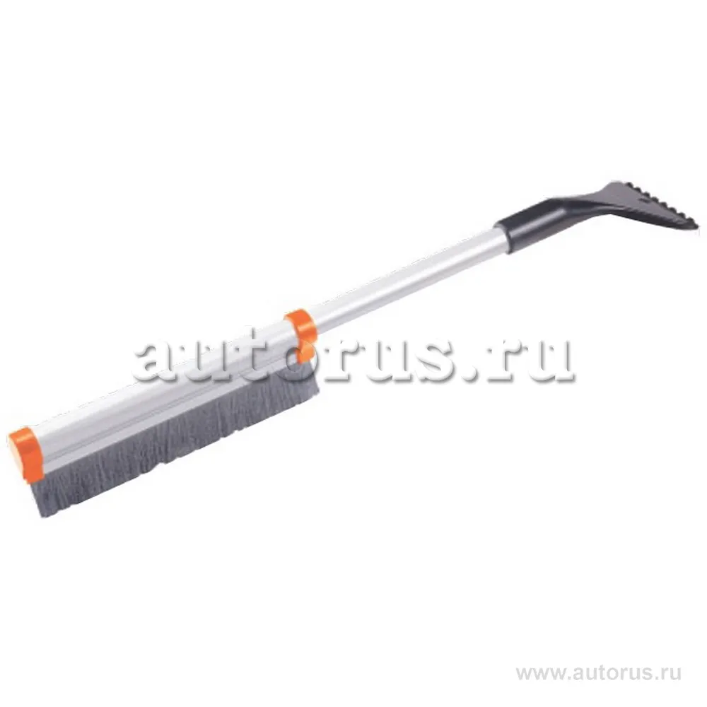 Щетка для очистки снега со скребком, телескопическая 41-60 см STELS 55311
