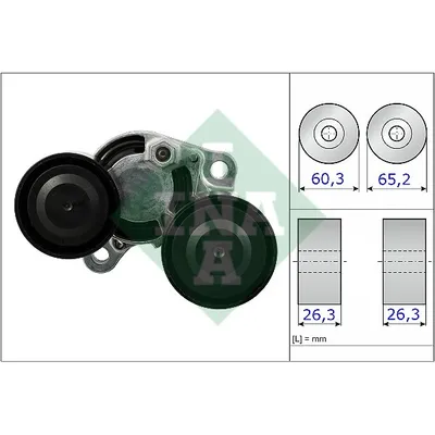 Натяжитель BMW F20,21 (114d-125d) 10=> INA 534 0482 10