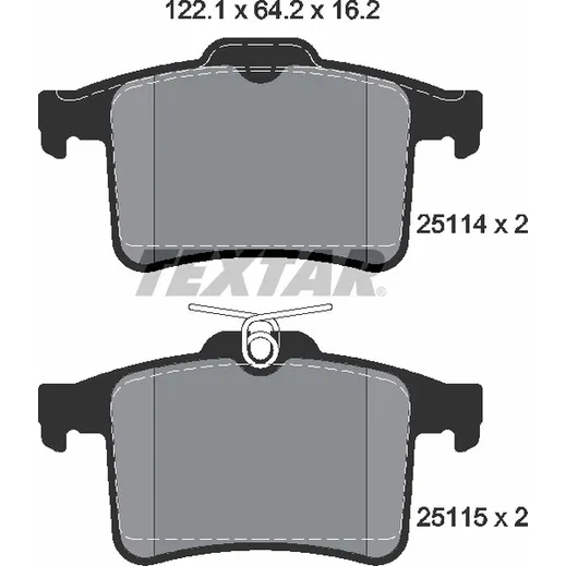 Колодки тормозные дисковые JAGUAR XF 5.0 Kompressor 08-, XJ 5.0 V8 09-, XK 5.0 XKR5.0 XKR-S 06-, XK 5.0 XKR5.0 XKR-S 06-