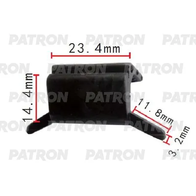 Клипса пластмассовая Ford применяемость: крыша - молдинги PATRON P371940