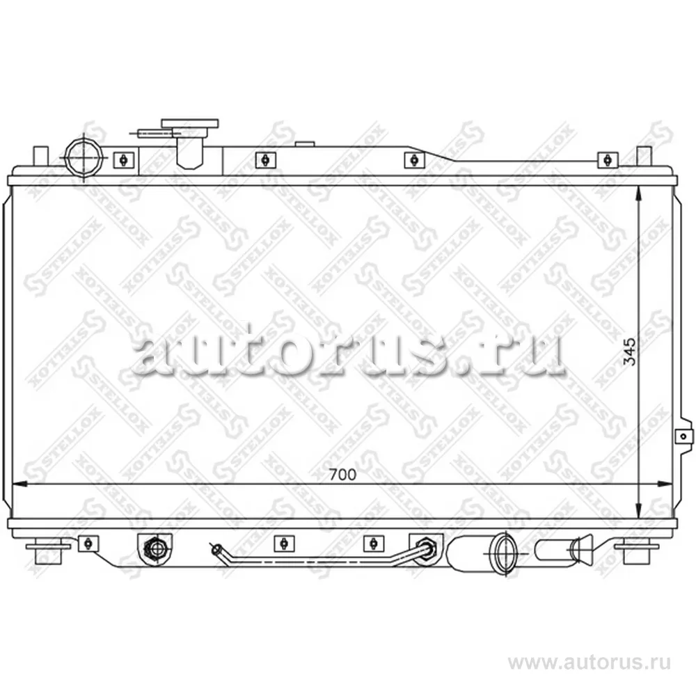 Радиатор системы охлаждения АКПП KIA Sephia I 1.5i 96-01/1.8i 97-0 STELLOX 10-26469-SX