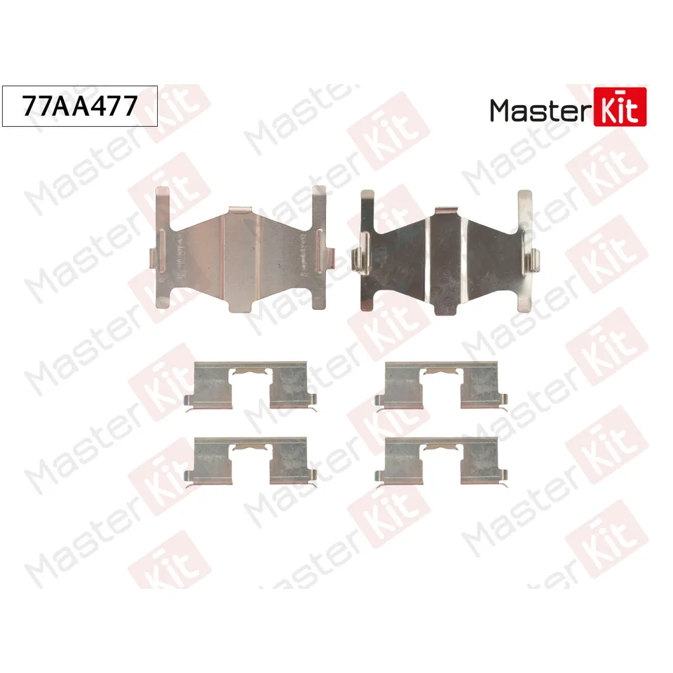 Комплект установочный тормозных колодок Nissan MAXIMA / MAXIMA QX IV (A32) 1994 - 2000 MASTERKIT 77AA477