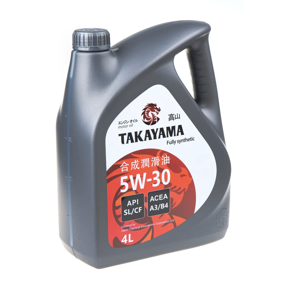 Масло моторное Takayama SAE 5W-30 API SL/СF пластик синтетика 4л 605522