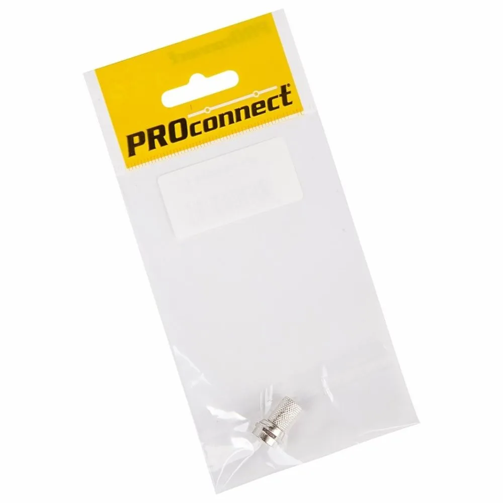 Разъем антенный на кабель, штекер F для кабеля RG-6, (1шт.) (пакет) PROconnect PROconnect 05400367