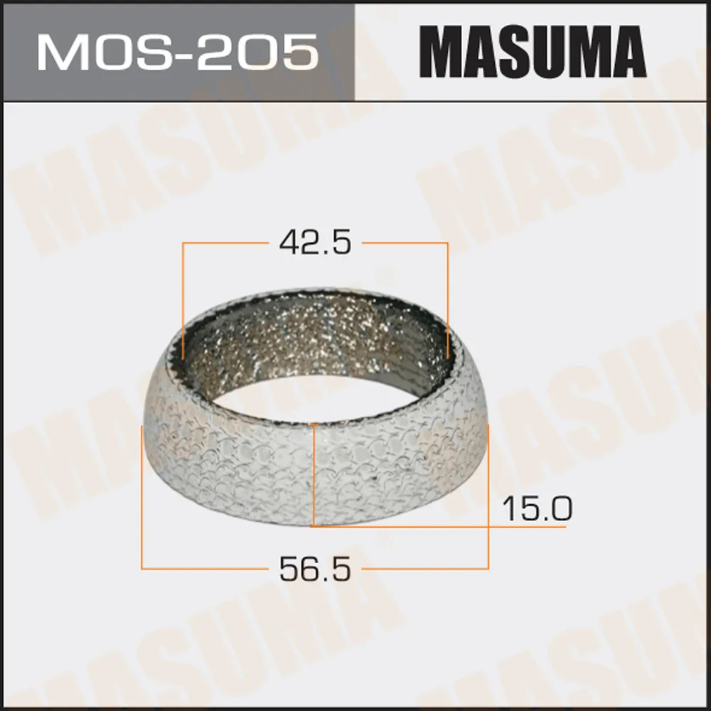 Кольцо глушителя 42.5 x 56.5 MASUMA MOS-205