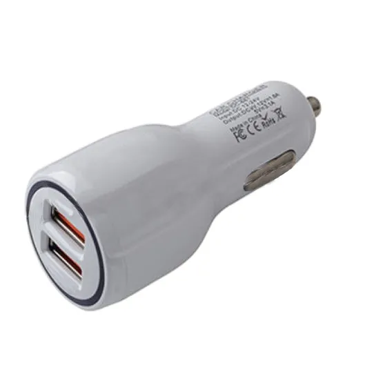 Устройство зарядное автомобильное AVS 2 порта UC-123 Quick Charge (2,4А) AVS A07158S