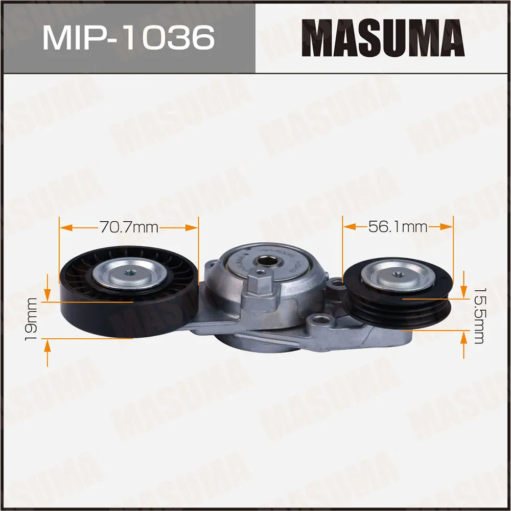 Натяжитель ремня TOYOTA CAMRY 09- привода навесного оборудования MASUMA MIP1036