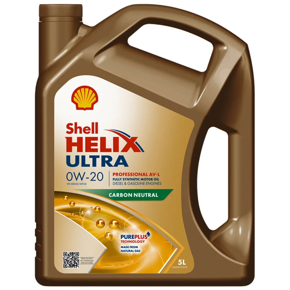 Масло моторное SHELL Helix Ultra Professional AV-L 0W-20 5 л 550068492