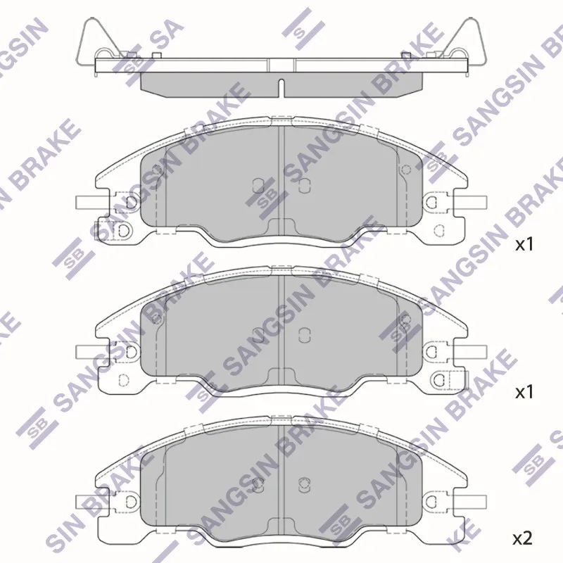 Колодки тормозные FORD FOCUS 08- SANGSIN BRAKE SP4321