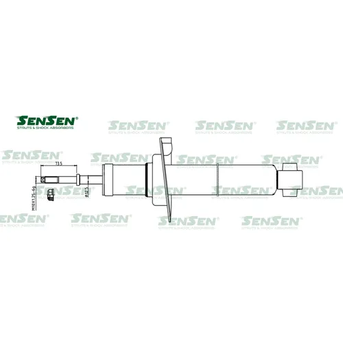 Аморт. зад. Honda ACCORD EURO VII (CL) ACCORD VII (CL) ACCORD VII (CM) 2.0-3.0(2.4)\Бензин Дизель \ SENSEN 32130236
