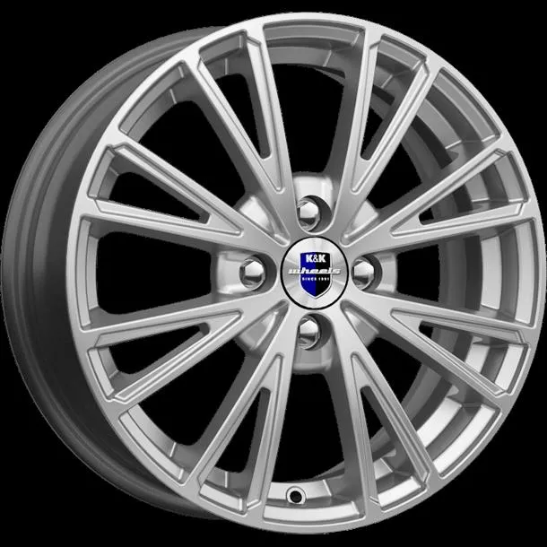 Диск литой R16 6J 4x100/67.1 ET45 КИК Меандр сильвер 74605SK