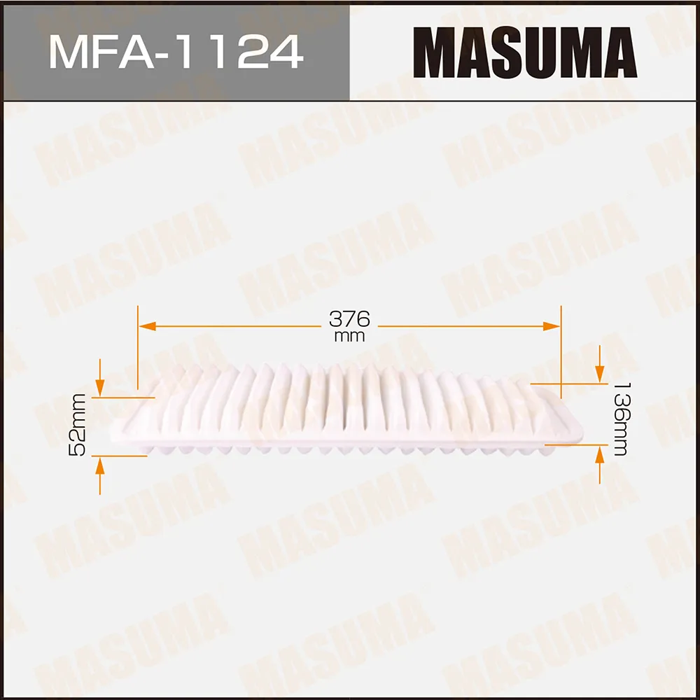 Фильтр воздушный TOYOTA ALPHARD MASUMA MFA-1124