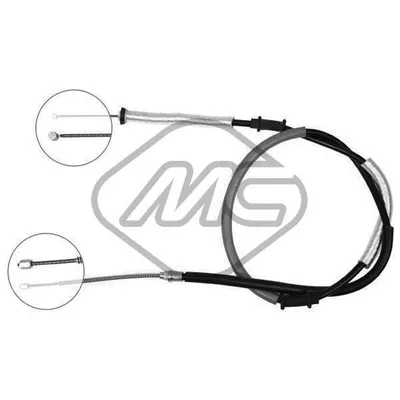 ТРОС РУЧНИКА FIAT DOBLO PANORAMA/COMBINATO ALL SX-LH Metalcaucho 81403