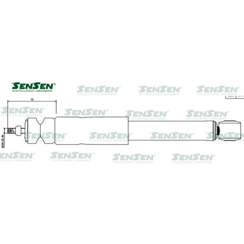 Аморт. зад. газ Honda Jazz SENSEN 32130269