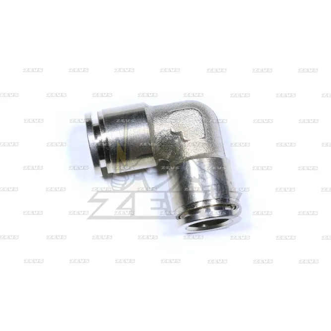 Фитинг метал корпус/метал зажим 6mm ZEVS PUL06