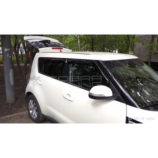 Дефлектора окон Kia Soul II 2013 Cobra tuning K13913
