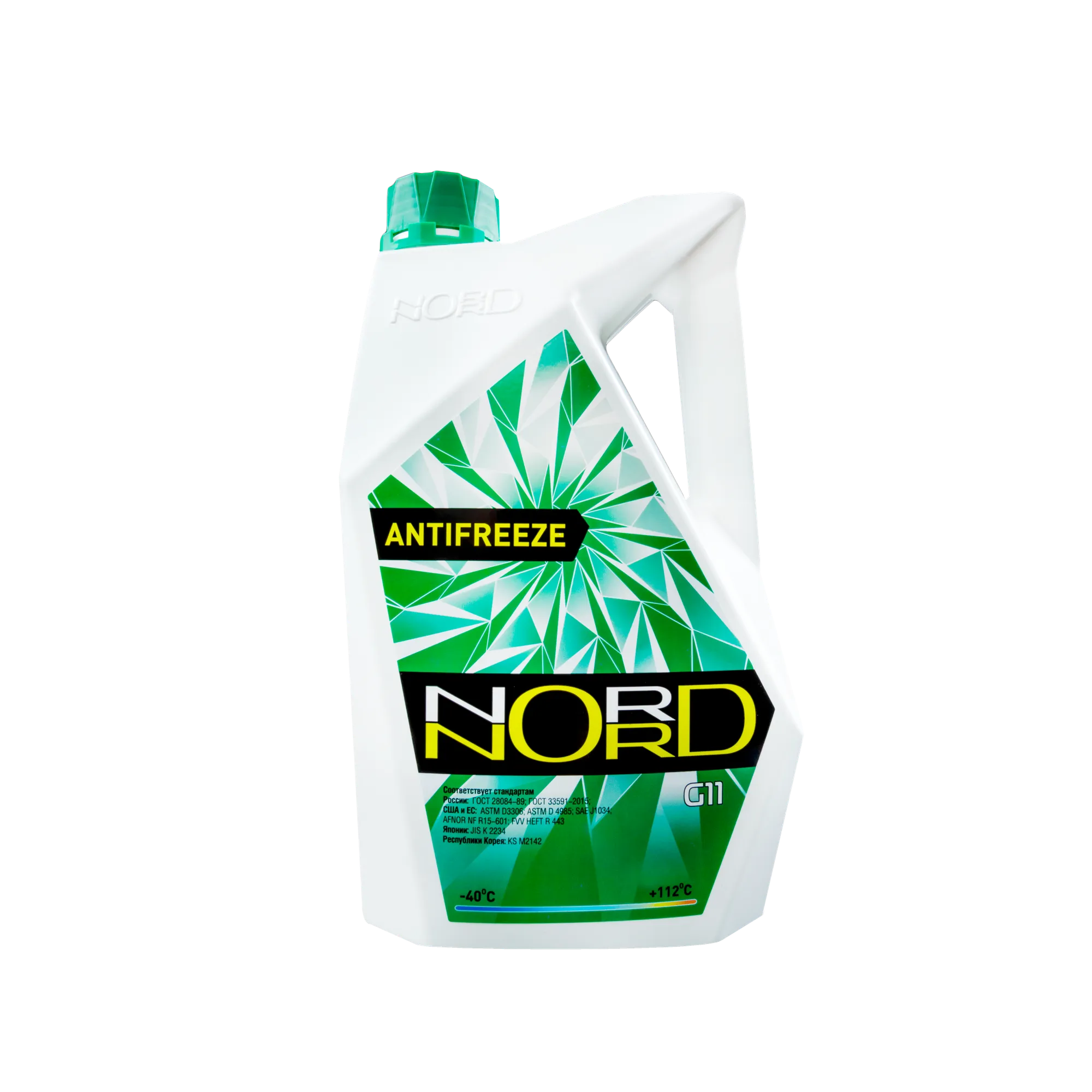 Антифриз NORD High Quality Antifreeze готовый -40C зеленый 3 кг NG 22267