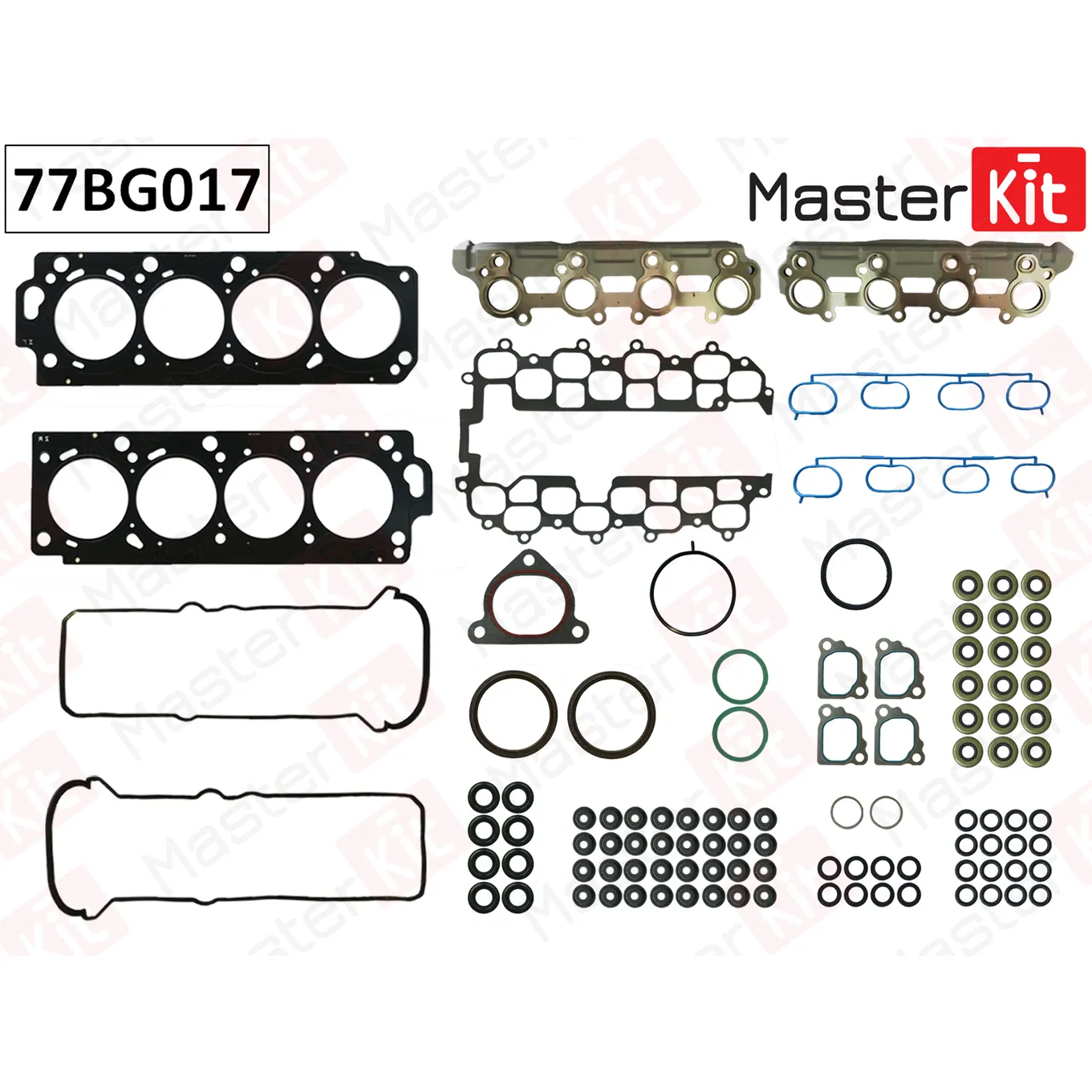 Полный комплект прокладок ДВС MASTERKIT 77BG017