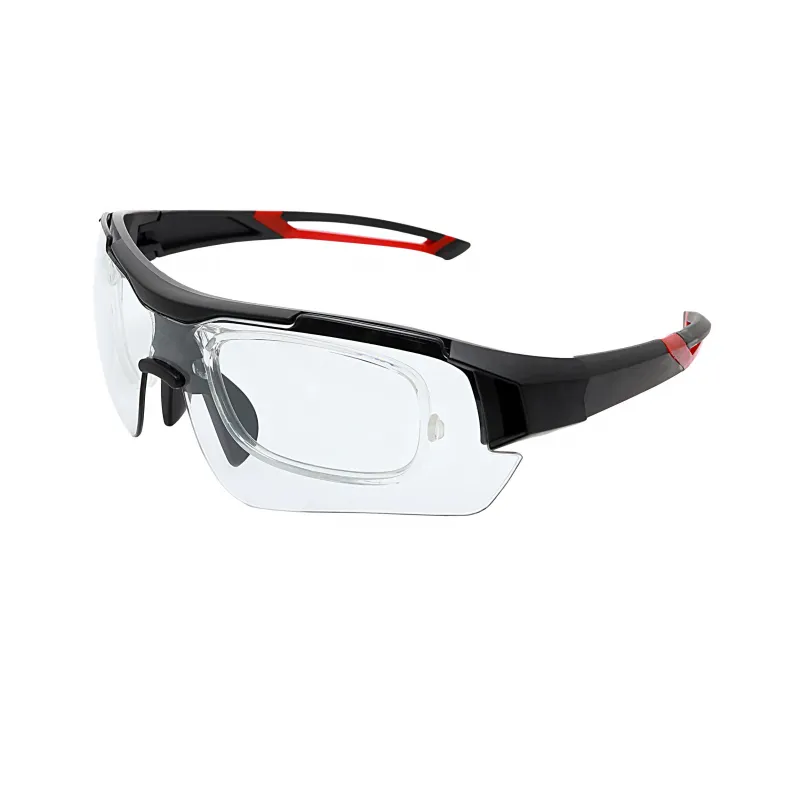 Очки защитные открытые с комби дужками(АБС+ТЭП)оправа д/стек с диопт ОЧК801 1476299