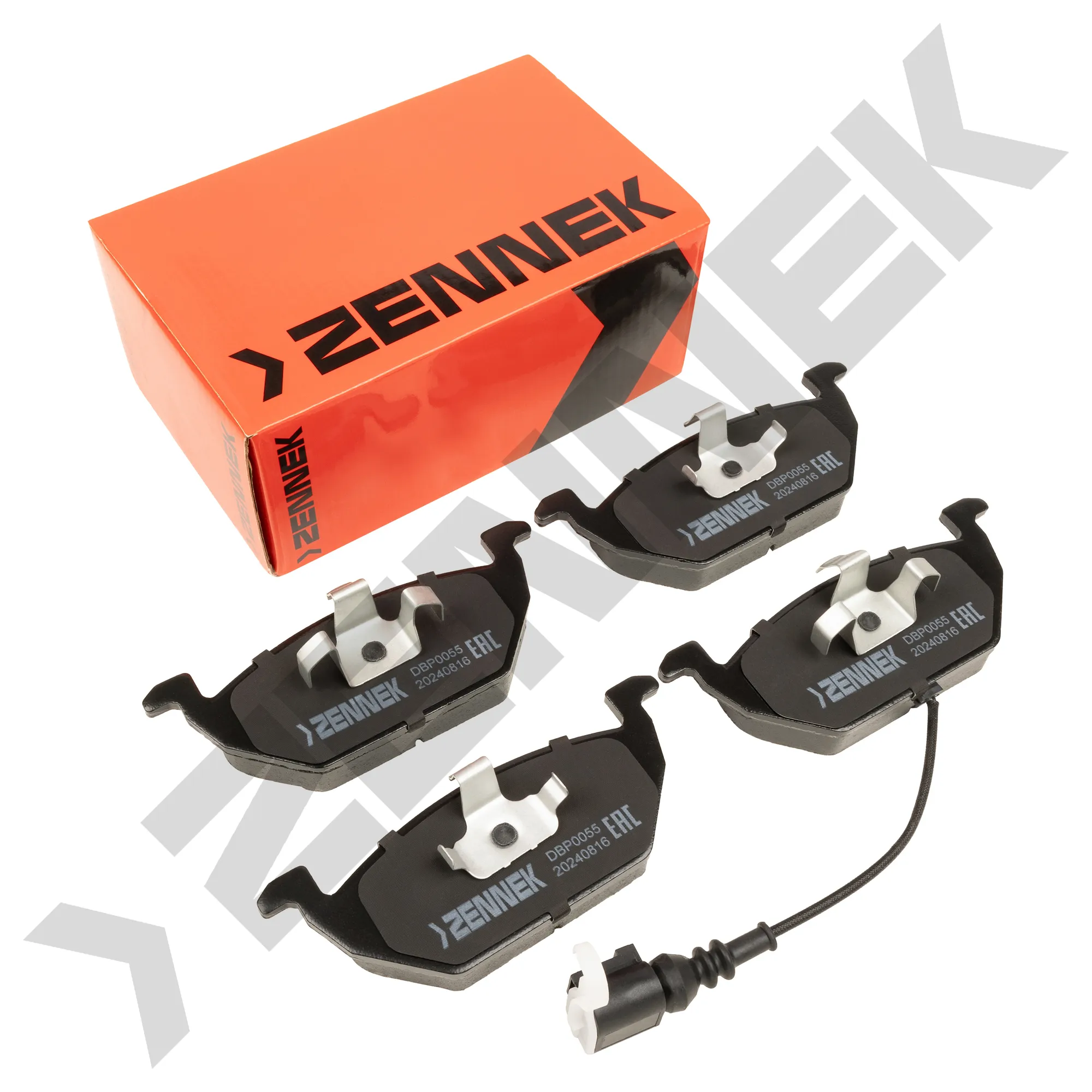 Колодки тормозные дисковые передние AUDI A2 00-05, A3 96-15 ZENNEK DBP0055