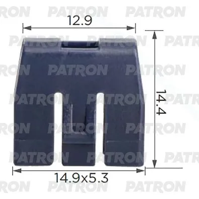 Клипса пластмассовая Toyota применяемость крепление решетки PATRON P37-3872
