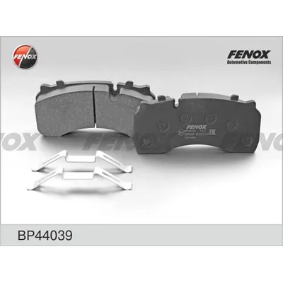 Колодки тормозные дисковые RVI MIDLUM, DAF LF, 00- FENOX BP44039