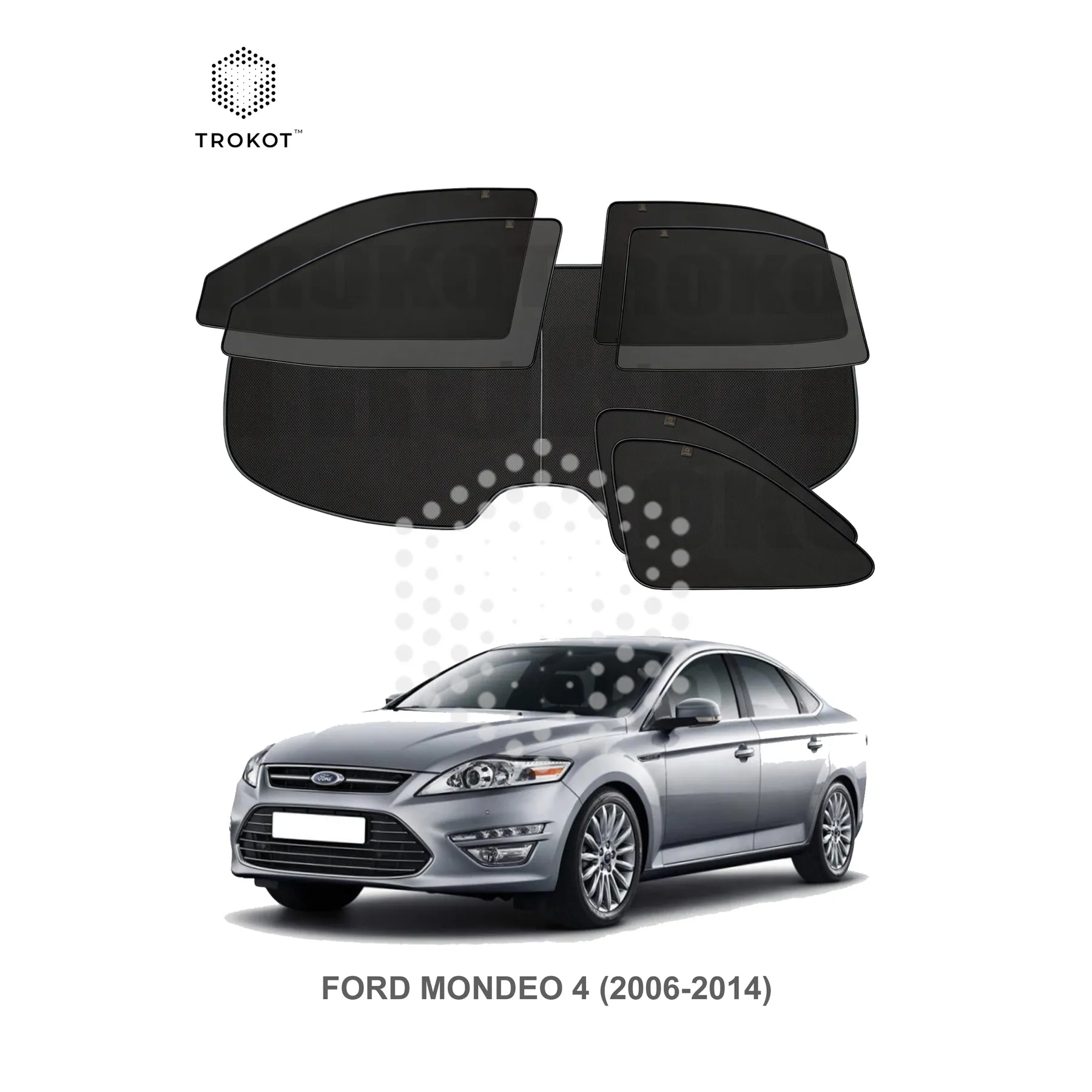 Полный комплект из 7 экранов FORD Mondeo (4) (2006-2014)