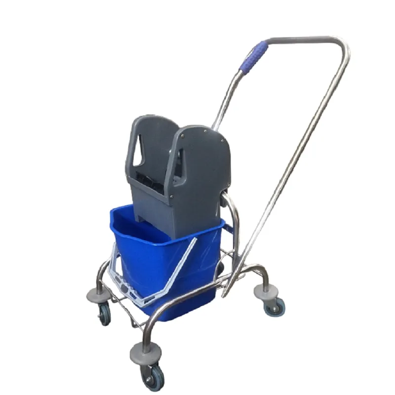 Тележка одноведерная 17л с отжимом, база нержавейка, без корзины ACG 1011259