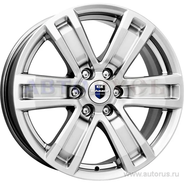Диск литой R17 7.5J 6x139.7/67.1 ET38 КИК R7-Рольф S 5211