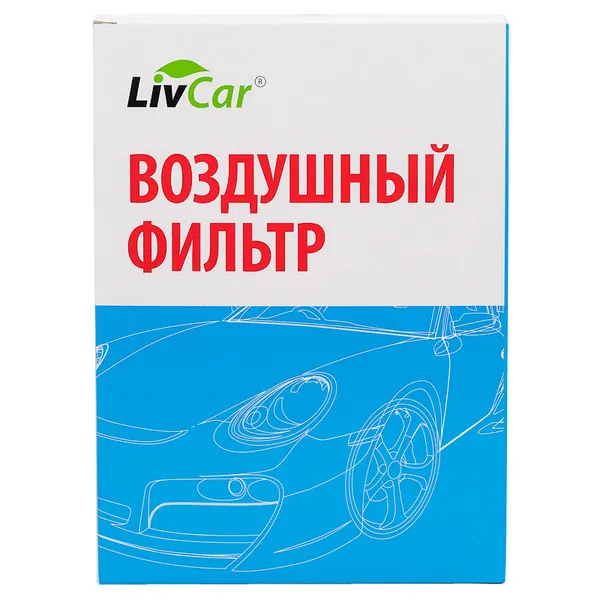 Фильтр воздушный LivCar OEM 16546-1HC0A NISSAN (RHD) Металлическая рамка LIVCAR LCN2019/0000A