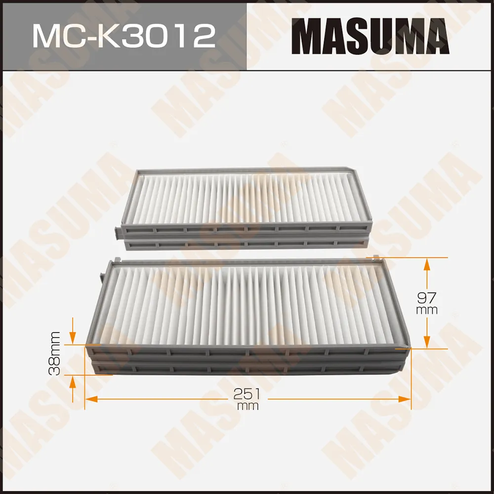 Фильтр салона HYUNDAI SANTA FE -05 MASUMA MCK3012