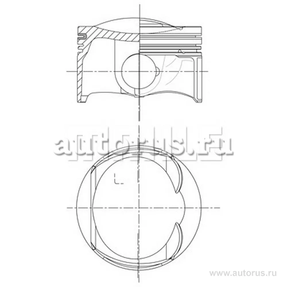Поршень ДВС TT 1.8 TFSI 118 KW 160 PS 06/08 - 06/14 KNECHT/MAHLE 028PI00132000