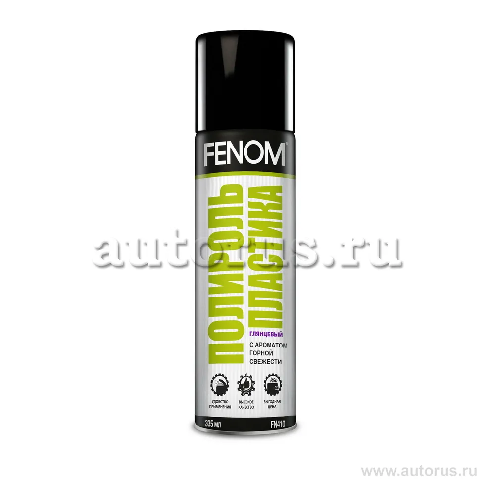 Полироль панели глянцевый горная свежесть Fenom 335 мл FN410
