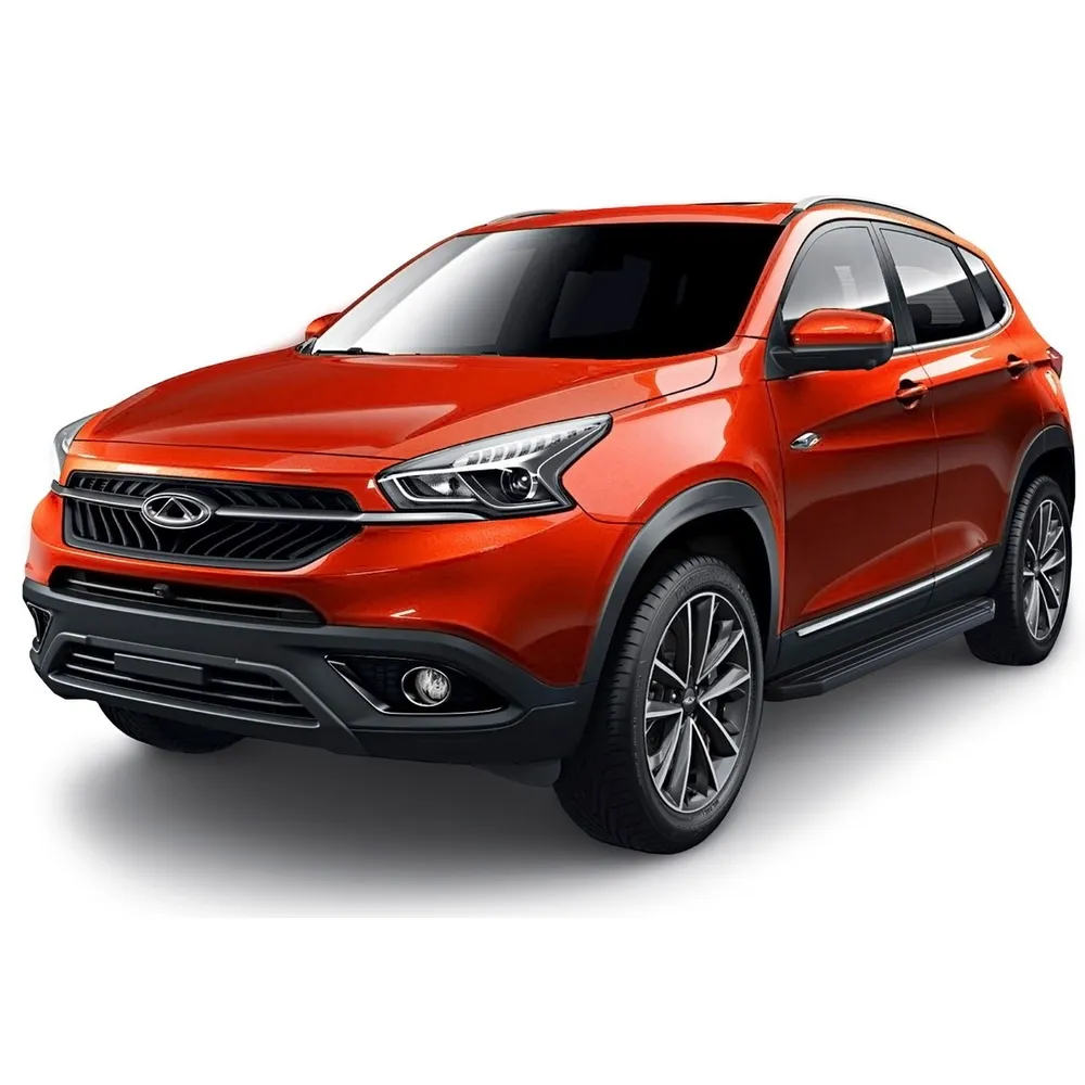 Порог алюминиевый Premium-Black Chery Tiggo 7, Tiggo 8 Черный Rival A180ALB.0905.1