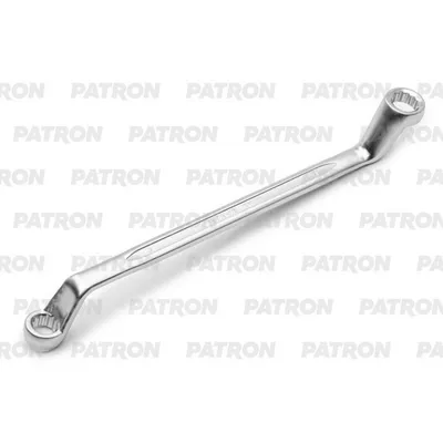 Ключ накидной изогнутый на 75 градусов, 9х11 мм PATRON P-7590911