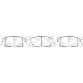 Колодки спортивные GEELY BOYUE (MR6453) | ATLAS, BOYUE PRO | ATLAS PR NIBK PN8019S