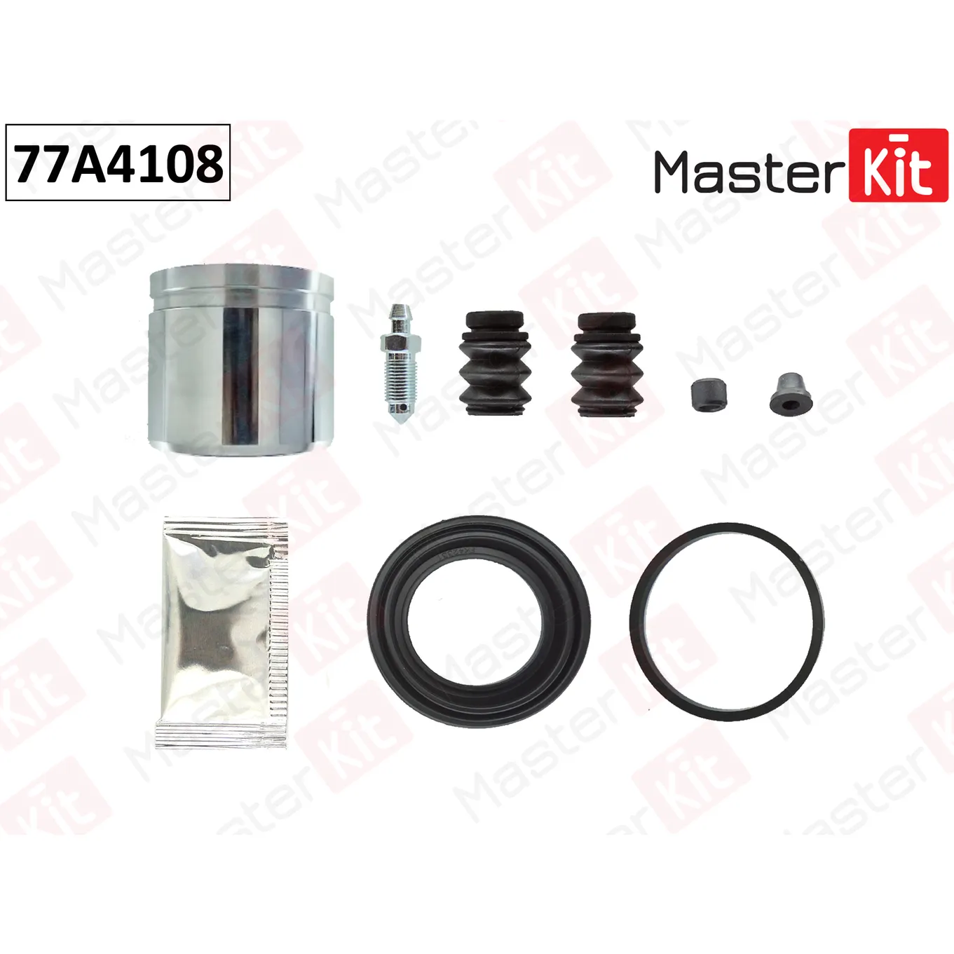 Ремкомплект тормозного суппорта+поршень CHEVROLET NUBIRA 02-97-07-03 77A4108 MASTERKIT 77a4108