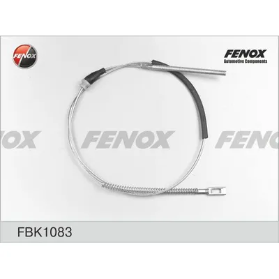 Трос стояночного тормоза OPEL CORSA, COMBO, TIGRA ALL, 93- ПРАВЫЙ, БАРАБ. М FENOX FBK1083