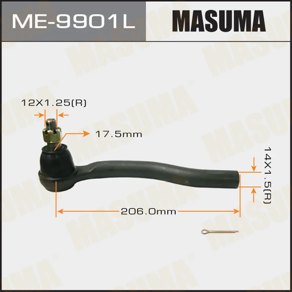 Наконечник рулевой L MAZDA CX-7 MASUMA ME-9901L