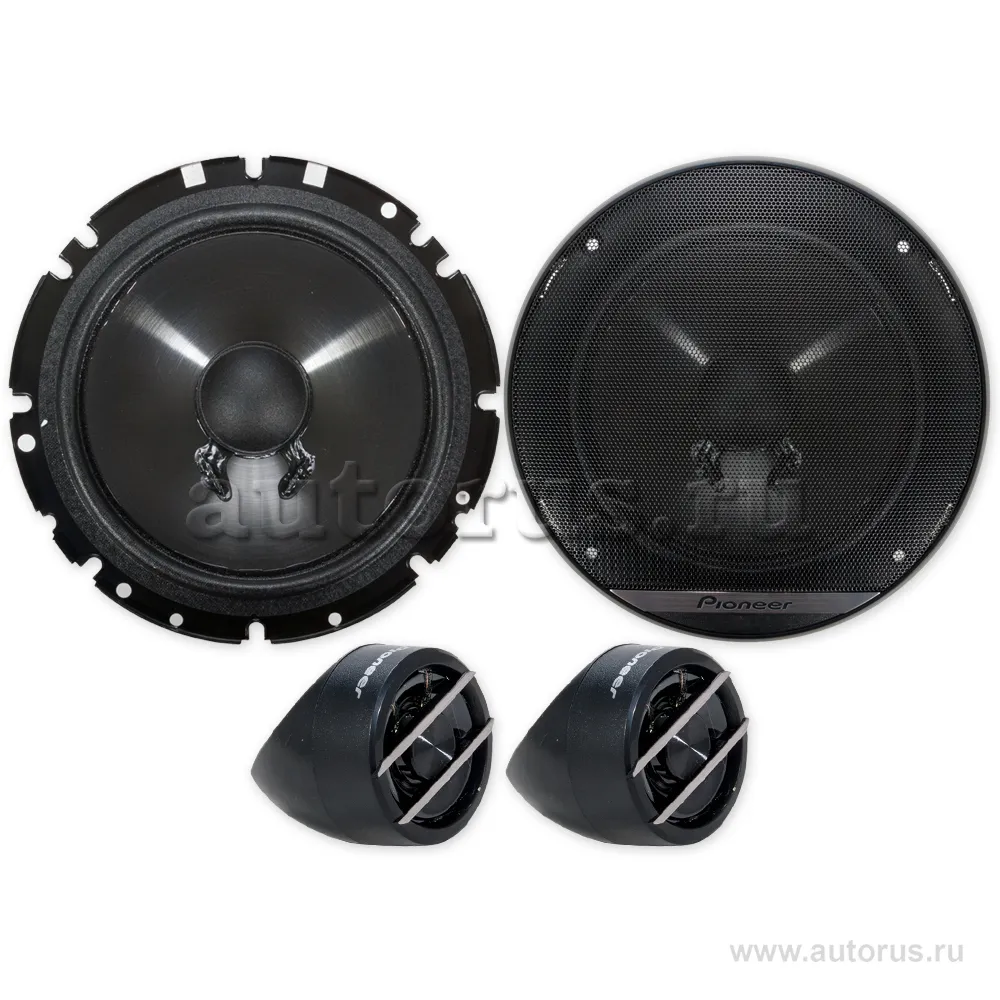Колонки PIONEER TS-G170C, 16.5 см, 2-х компонентная акустика