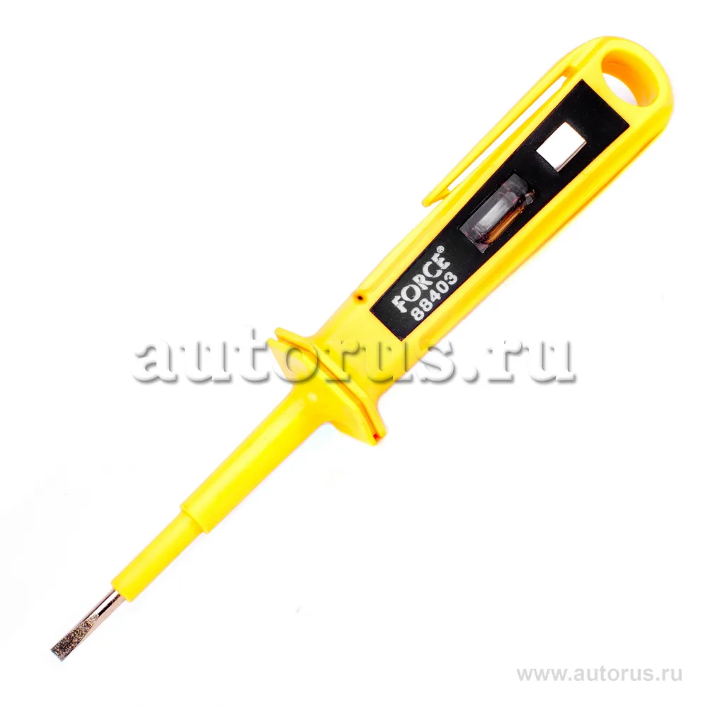 Отвертка индикаторная 110-250В L 145 мм FORCE 88403
