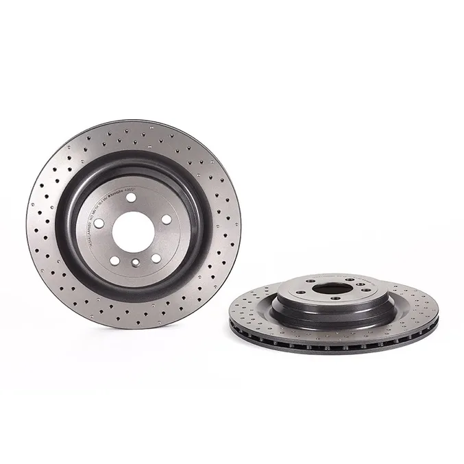 Диск тормозной задний перфорированный MB W166 X166 2.5-6.3 11 BREMBO 09.A961.21
